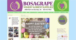 Desktop Screenshot of bosagrape.com